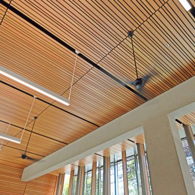 9Wood 2100 Panelized Linear at UO Allan Price Science Commons, Eugene, Oregon. Opsis Architecture.