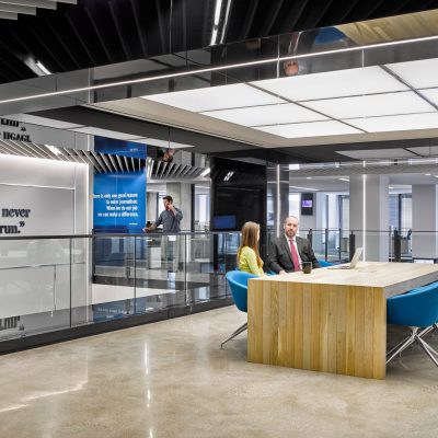 9Wood 1100 Cross Piece Grille at The Washington Post HQ, Washington, D.C. Gensler. Photo: Garrett Rowland.