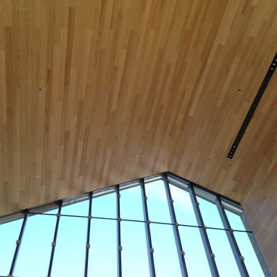 9Wood 3100 Acoustic Plank at Parkland College, Champaign, Illinois. Perkins + Will.
