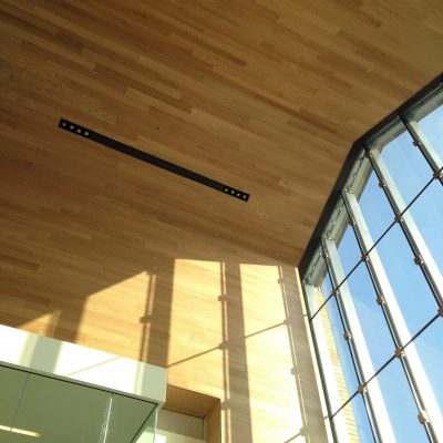 9Wood 3100 Acoustic Plank at Parkland College, Champaign, Illinois. Perkins + Will.