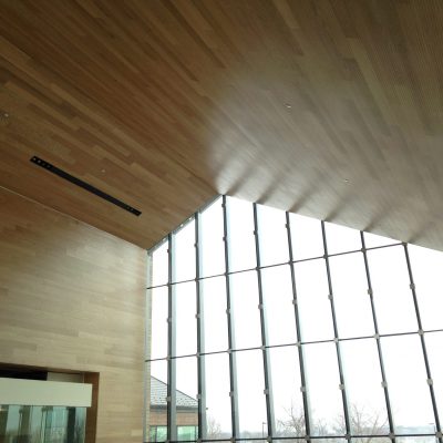 9Wood 3100 Acoustic Plank at Parkland College, Champaign, Illinois. Perkins + Will.