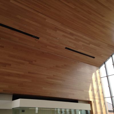 9Wood 3100 Acoustic Plank at Parkland College, Champaign, Illinois. Perkins + Will.