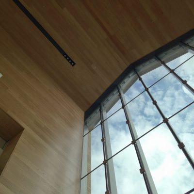 9Wood 3100 Acoustic Plank at Parkland College, Champaign, Illinois. Perkins + Will.