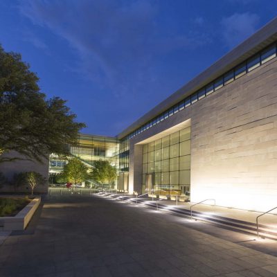 9Wood 1400 Dowel/Cross Piece Grille at Hillwood Offices at Turtle Creek, Dallas, Texas. Mithun; BOKA Powell. Photo: Irish Coffee Studio.