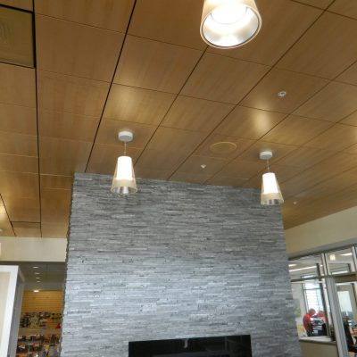 9Wood 4300 Lift & Lock Tile at Capitol Toyota, Salem, Oregon. Deca Architects.