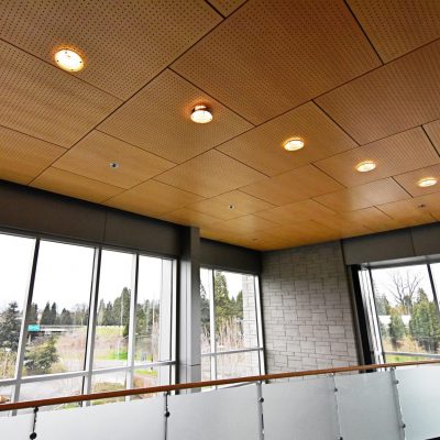 9Wood 5100 Parallel Perf Tile at 10 Coburg Rd., Eugene, Oregon. TBG Architects & Planners.