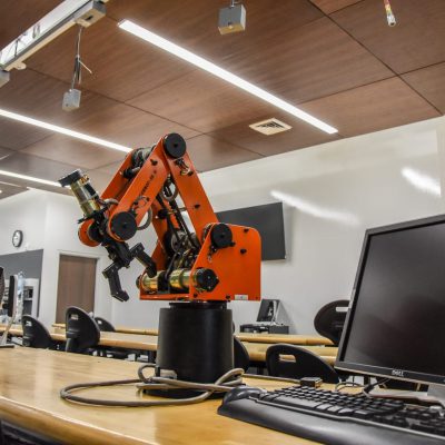 9Wood 3100 Acoustic Plank at Linn-Benton Community College Mechatronics, Albany, Oregon. Pivot Architecture.