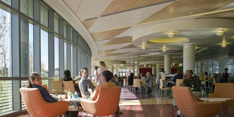 9Wood 4400 Torsion Spring Tile at Denver Children's Hospital, Aurora, Colorado. ZGF Architects.