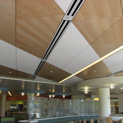 9Wood 4400 Torsion Spring Tile at Denver Children's Hospital, Aurora, Colorado. ZGF Architects.