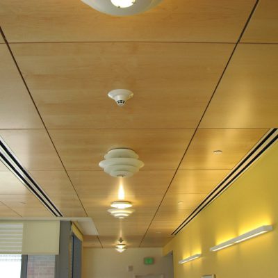 9Wood 4400 Torsion Spring Tile at Denver Children's Hospital, Aurora, Colorado. ZGF Architects.