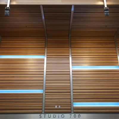 9Wood 2100 Panelized Linear at CBC Radio Canada, Vancouver, British Columbia. Hotson Bakker Boniface Haden Architects + Urbanistes.