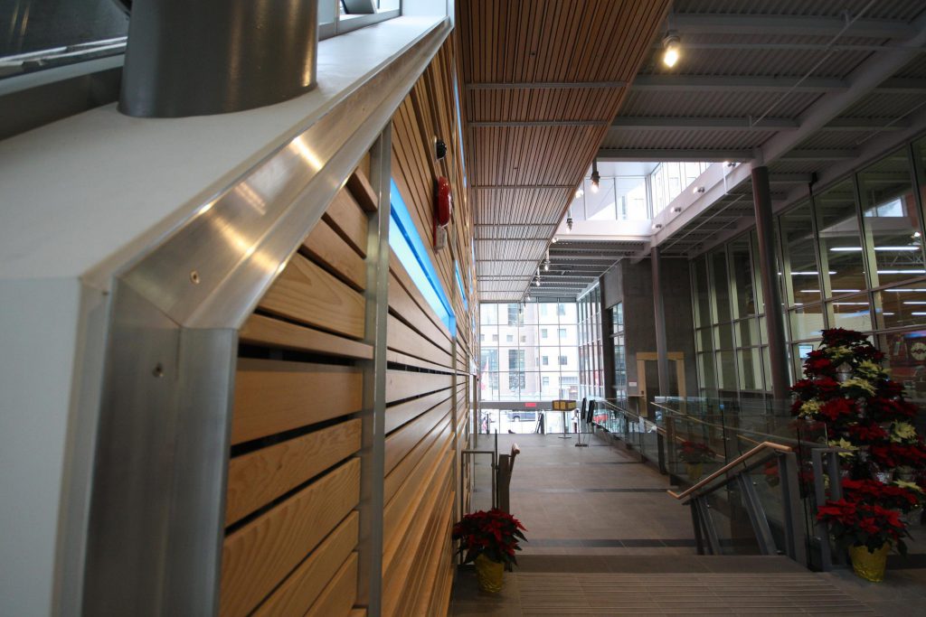 9Wood 2100 Panelized Linear at CBC Radio Canada, Vancouver, British Columbia. Hotson Bakker Boniface Haden Architects + Urbanistes.