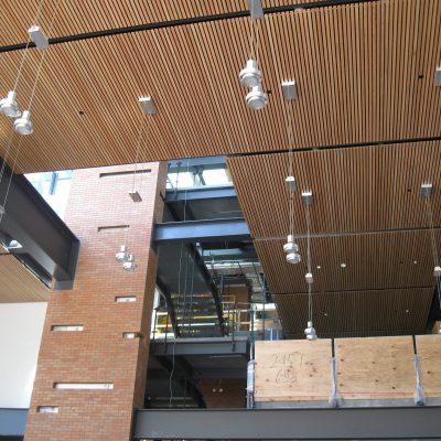 9Wood 2100 Panelized Linear at PACCAR Hall, Foster School of Business, University of Washington, Seattle, Washington. LMN Architects.