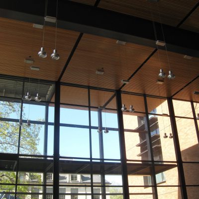 9Wood 2100 Panelized Linear at PACCAR Hall, Foster School of Business, University of Washington, Seattle, Washington. LMN Architects.