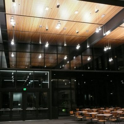 9Wood 2100 Panelized Linear at PACCAR Hall, Foster School of Business, University of Washington, Seattle, Washington. LMN Architects.