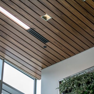 9Wood 2300 Continuous Linear at BPX Energy, Denver, Colorado. Tryba Architects.