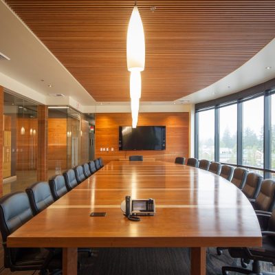 1100 Cross Piece Grille at the Collins Company Office, Wilsonville, Oregon. Ankrom Moisan Architects.