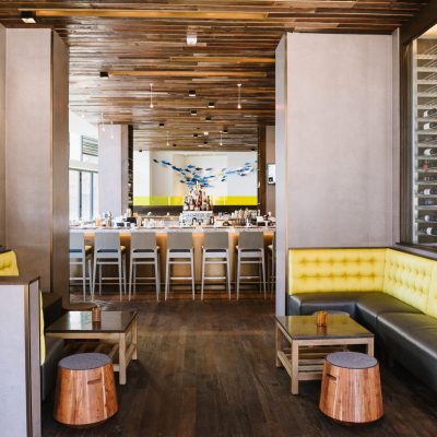 2300 Continuous Linear at the Passion Fish restaurant, Bethesda, Maryland. Gensler. Photo: Kate Warren.