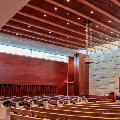 9Wood 1000 Eco Grille at Congregation Beth Israel, Vancouver, BC.  Acton Ostry Architects.