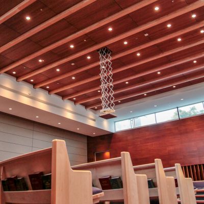 9Wood 1000 Eco Grille at Congregation Beth Israel, Vancouver, BC.  Acton Ostry Architects.