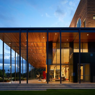 2100 Panelized Linear at the University of Texas Rio Grande Valley Performing Arts Center. Page Southerland Page. Photo: Dror Baldinger.