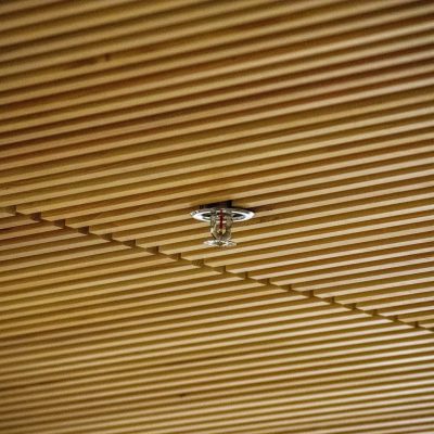 9Wood 1100 Cross Piece Grille at the Willamette High School Science Complex, Eugene, Oregon.  Soderstrom Architects.