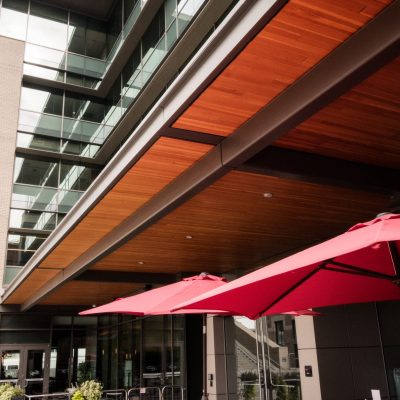 9Wood 2400 T & G Linear at Denver's Union Station North Wing, Denver, Colorado.  AndersonMasonDale Architects.