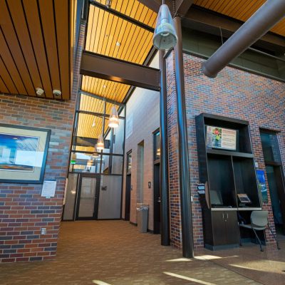 9Wood 2300 Continuous Linear at the Parker Police Headquarters, Parker, Colorado. AndersonMasonDale Architects.