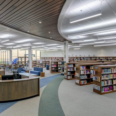 9Wood 2300 Continuous Linear at Shepton High School, Plano, Texas. VLK Architects.