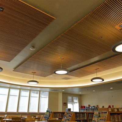 1100 Cross Piece Grille at Fairfield Elementary School, Eugene, Oregon. Soderstrom Architects.