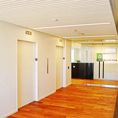 1100 Cross Piece Grille at the Federal Home Loan Bank, Seattle, Washington.  SkB Architects.