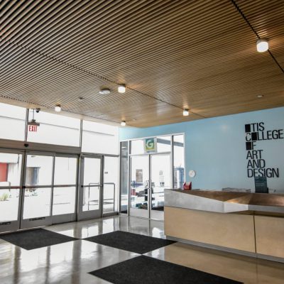 1100 Cross Piece Grille at Otis College, Los Angeles, CA. Ehrlich | Fisher.