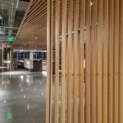 9Wood 1100 Cross Piece Grille at the Gallup Office, Atlanta, Georgia. Gensler.