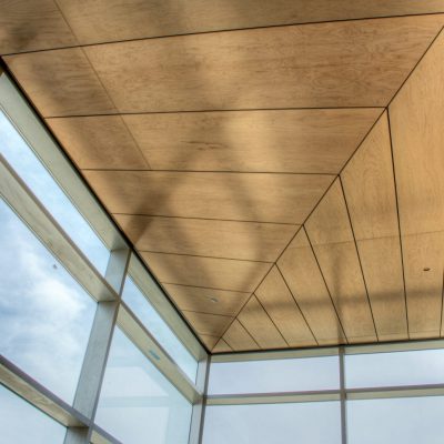 9Wood 4500 XL Channel Tile at the Providence Newberg Hospital, Newberg, Oregon. Mahlum Architects.