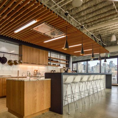 9Wood 1100 Cross Piece Grille at the Elliott PCC Market, Seattle, Washington. SABArchitects.