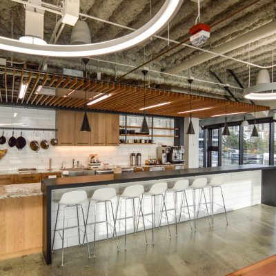 9Wood 1100 Cross Piece Grille at the Elliott PCC Market, Seattle, Washington. SABArchitects.