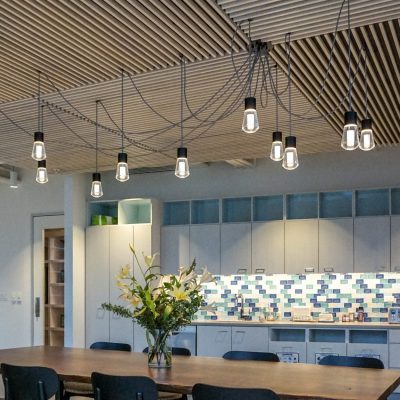 9Wood 1100 Cross Piece Grille at the Travel Portland office, Portland, Oregon. IA Interior Architects.