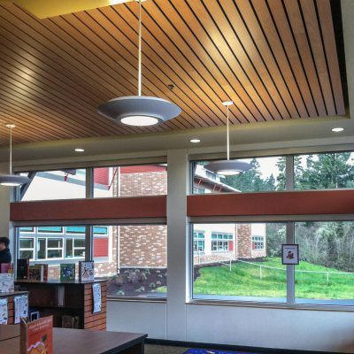 9Wood 2300 Continuous Linear at the West Salem Elementary School, Salem, Oregon. Soderstrom Architects.