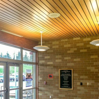 9Wood 2300 Continuous Linear at the West Salem Elementary School, Salem, Oregon. Soderstrom Architects.