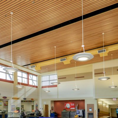 9Wood 2300 Continuous Linear at the West Salem Elementary School, Salem, Oregon. Soderstrom Architects.