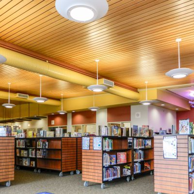 9Wood 2300 Continuous Linear at the West Salem Elementary School, Salem, Oregon. Soderstrom Architects.