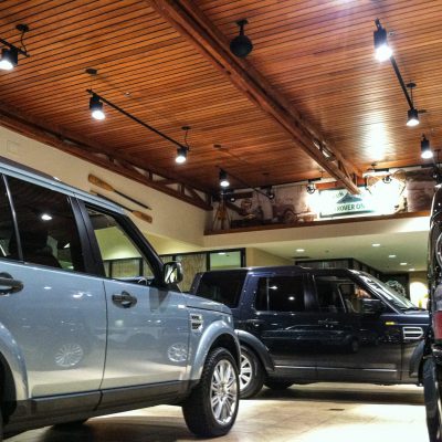 Color matched ceiling for custom stain color.