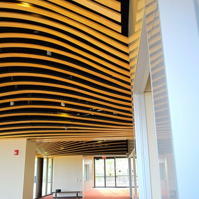 9Wood 0500 Box Beam at the Pierce College Performing Arts Center, Los Angeles, CA. Steinberg Architects.