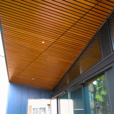 9Wood 2300 Continuous Linear at the UCLA Hitch Suites, Los Angeles, CA. Steinberg Architects.