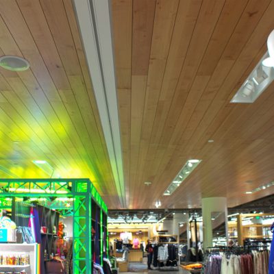 9Wood 2700 Kerf Reveal at Nordstrom - Downtown Seattle, WA. Callison Architects.