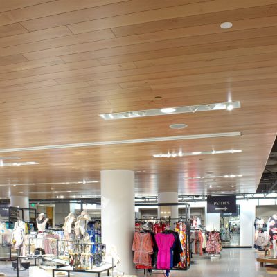 9Wood 2700 Kerf Reveal at Nordstrom - Downtown Seattle, WA. Callison Architects.