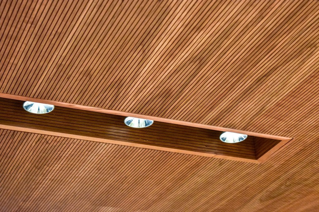Integration in Wood Ceilings - 9Wood