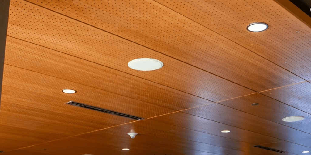 Integration in Wood Ceilings - 9Wood