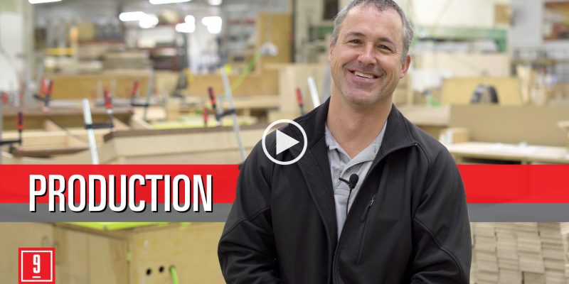 Dave Gibson, a production manager at 9Wood, shares a day in the life from values to on-time performance.