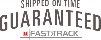 shipped on time guaranteed fast>track